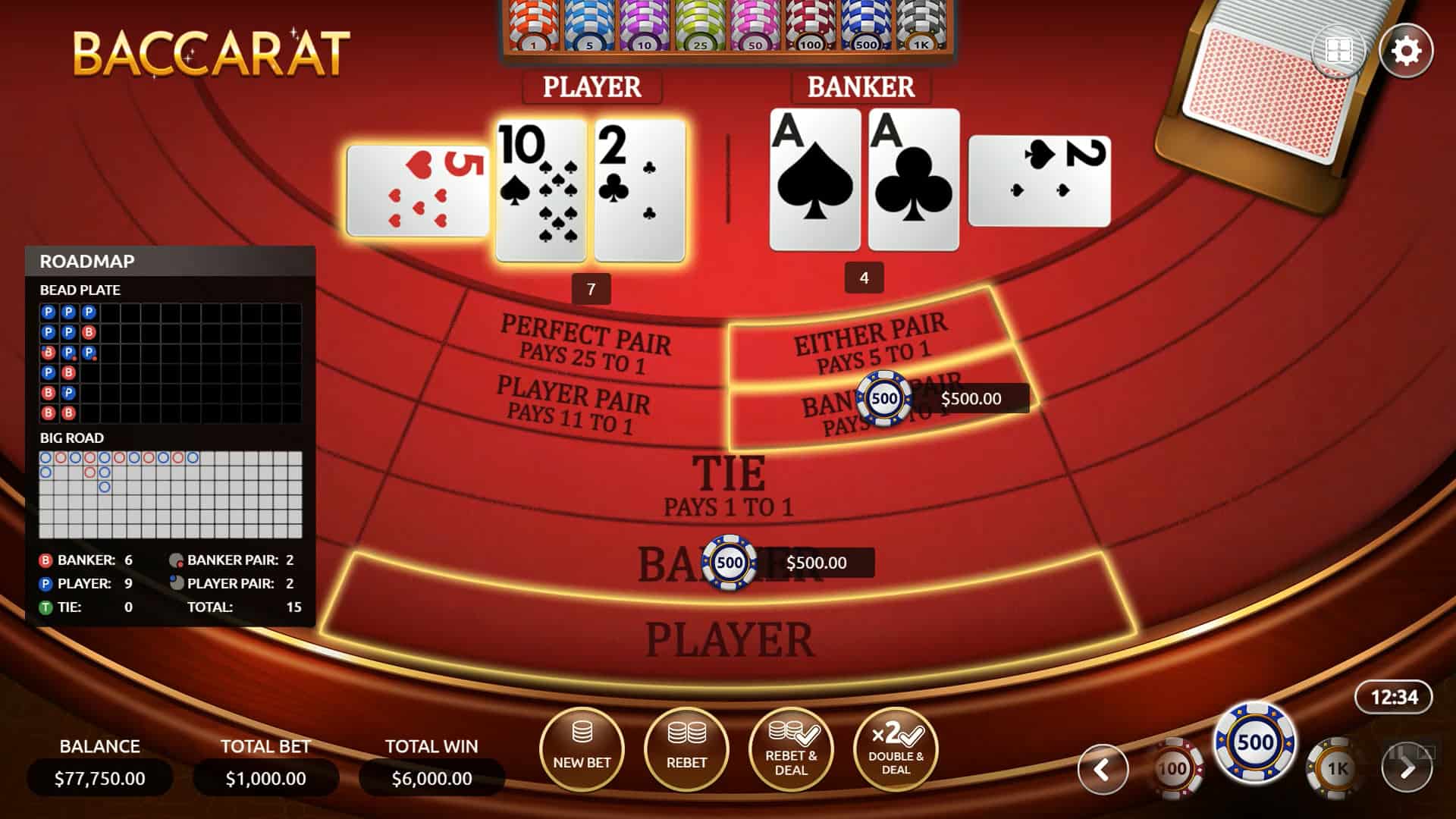 Cầu đi ngang Baccarat đánh là thắng